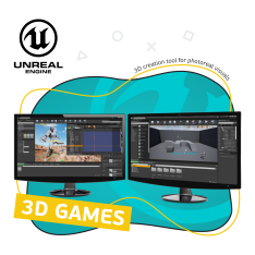 Unreal Engine 4. Игровой движок - КИБЕРшкола программирования для детей, компьютерные курсы для школьников, начинающих и подростков - KIBERone г. Бахчисарай