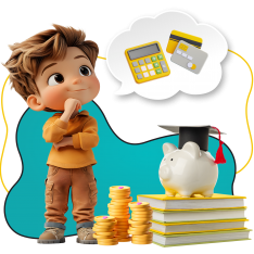 Финансовый интеллект вместе KIBERone - КИБЕРшкола программирования для детей, компьютерные курсы для школьников, начинающих и подростков - KIBERone г. Бахчисарай