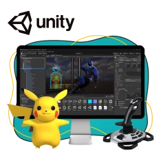 Мир игр на Unity 2D на популярном движке + AI-помощники - КИБЕРшкола программирования для детей, компьютерные курсы для школьников, начинающих и подростков - KIBERone г. Бахчисарай
