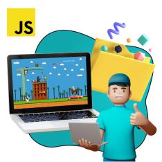 Программирование на JavaScript. Учимся создавать игры! - КИБЕРшкола программирования для детей, компьютерные курсы для школьников, начинающих и подростков - KIBERone г. Бахчисарай